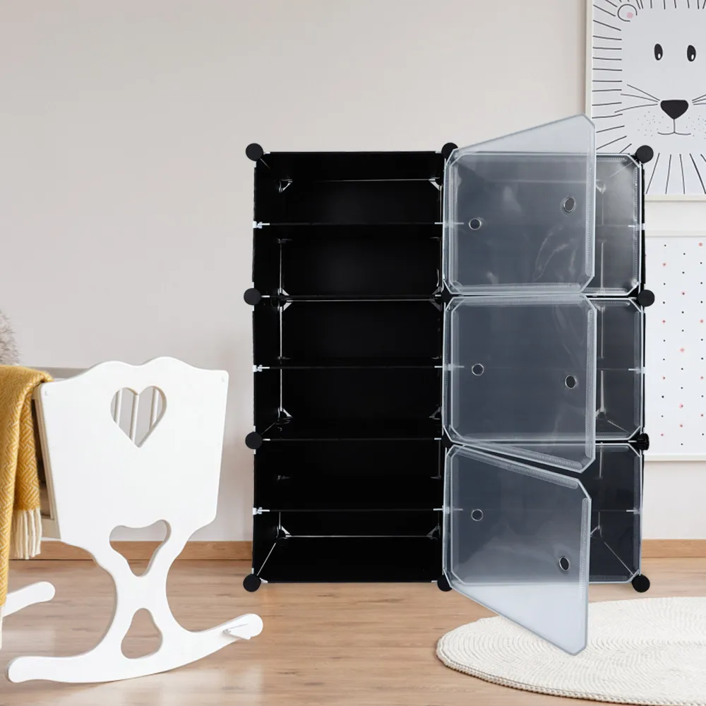 

1Pc Multi-layer Shoe Storage Rack Practical Shoe Holder Shoe Cabinet(Black)