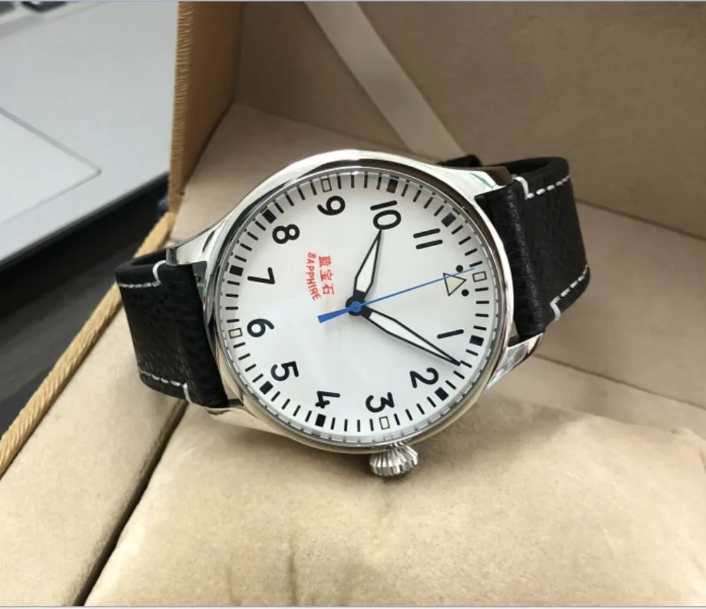 Сапфировое стекло 44 мм без логи Швейцария C3 световой японский NH35A механические