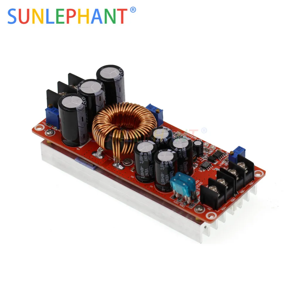 Повышающий преобразователь с высокой мощностью 1200 Вт Регулируемый Модуль