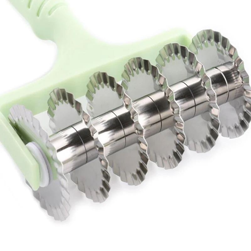 Rolling Dough Cutter Stainless Steel Pizza Wheel Pasta Cookie Biscuit Scraper Slicer Fondant Cake Mold Baking Pastry Tools New | Дом и сад