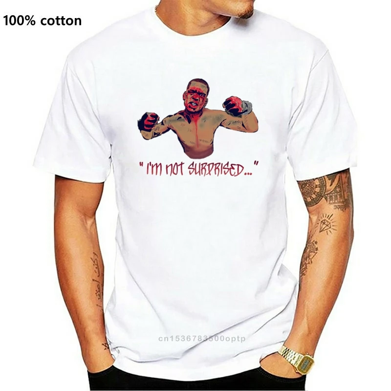 

New Men'S Nate Diaz Im Not Surprised T-Shirt Size M-3Xl Humorous Tee Shirt