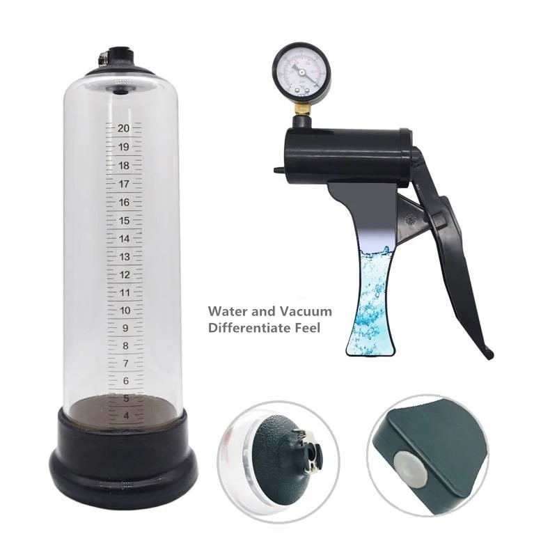 Вакуумный насос для пениса экстендер увеличитель воды воздушный тренажер с