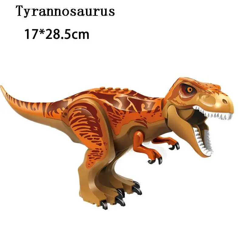 

Large movable assembling building blocks Tyrannosaurus Rex Thunder Dragon Flying Dragon Stegosaurus puzzle open educational toys