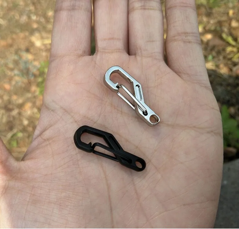 Мини-карабины с пружинными зажимами 5 брелок для кемпинга на открытом воздухе -