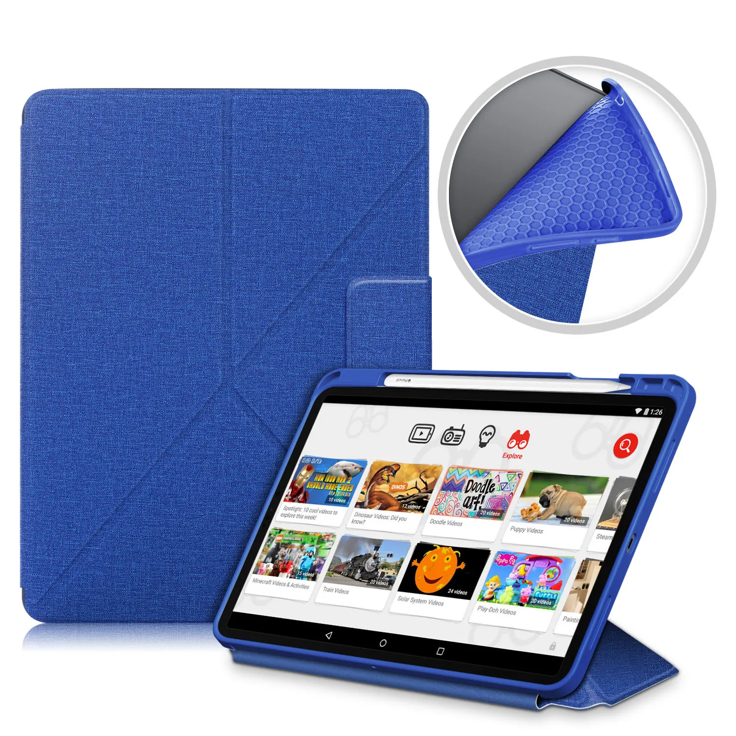 

iPad 11 2021 TPU soft shell iPad pro 11 2020 protective case with pen slot Transformers leather case smart sleep TPU soft shell