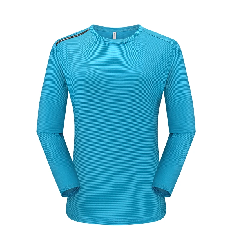 Бег футболки Для женщин полиэстер спортивные женский ветрозащитный дышащий с