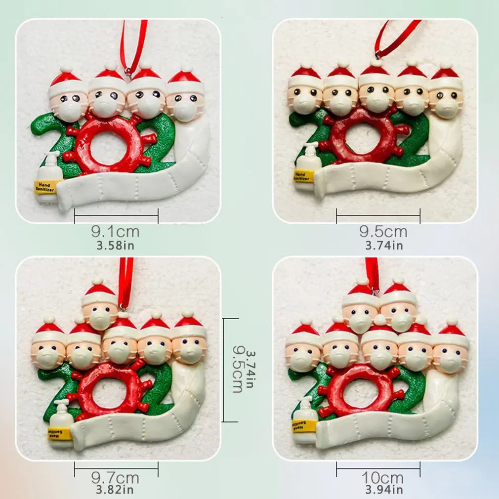 

Latest DIY Name Blessings Soft Clay Mask Snowman Christmas Tree Hanging Pendant Personalized Hanging Ornament Christmas Decor