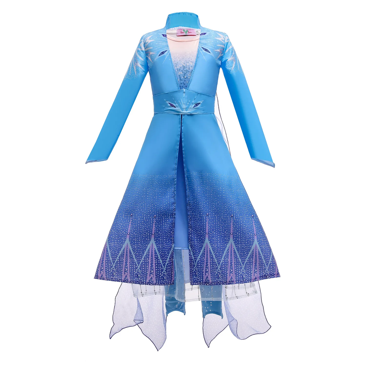 Детский карнавальный костюм Холодное сердце принцессы Эльзы для девочек полный