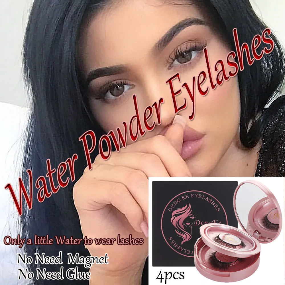 2020 новейший 4/6 шт. Водный порошок ресницы самоклеющиеся только немного воды