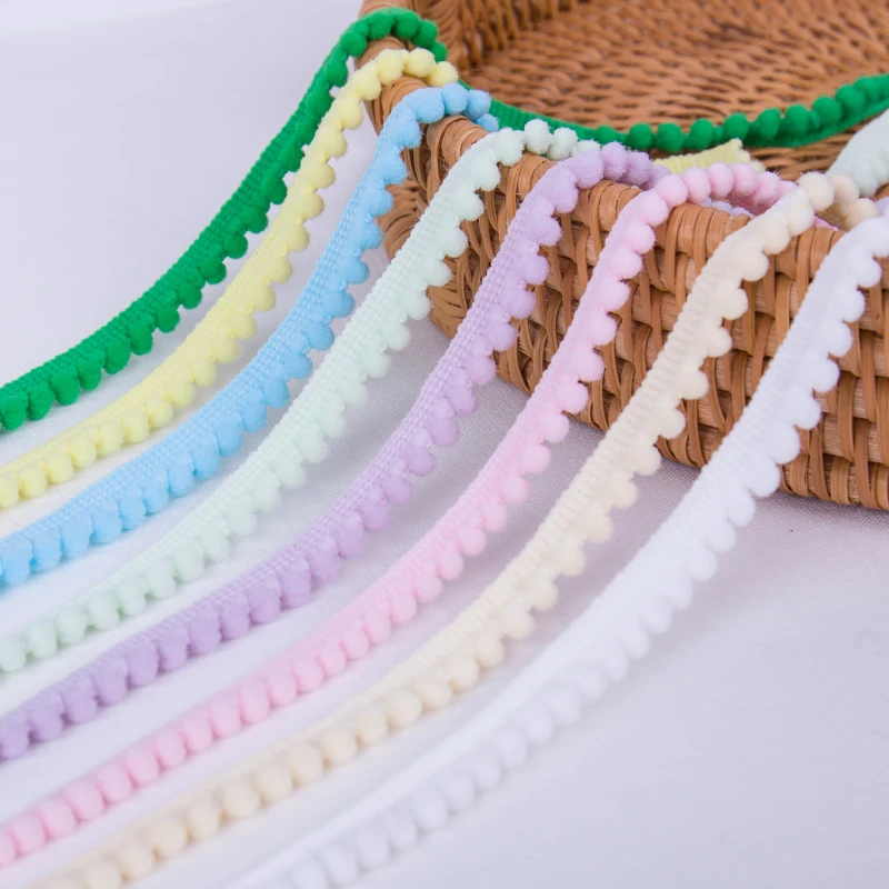 Кружевной Мини-помпон для шитья и штор 10 м лента с бахромой | Дом сад