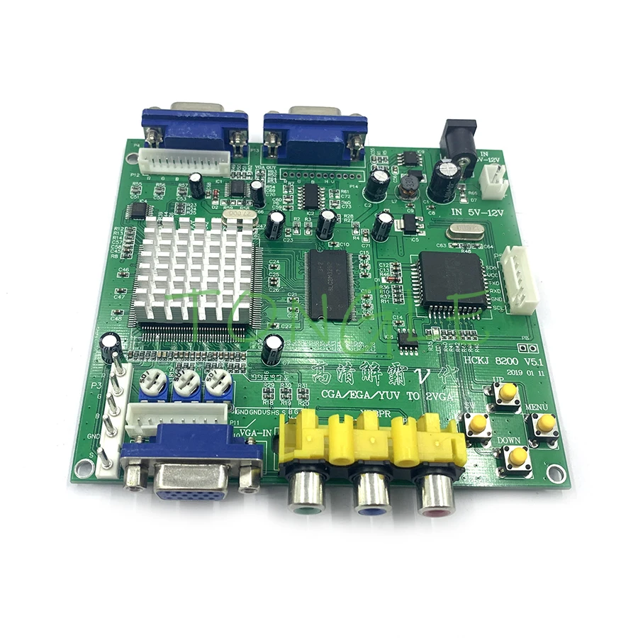 Аркадная игра GBS8220 CGA/YUV/EGA/RGB преобразователь сигнала в VGA HD плата видеоконвертера