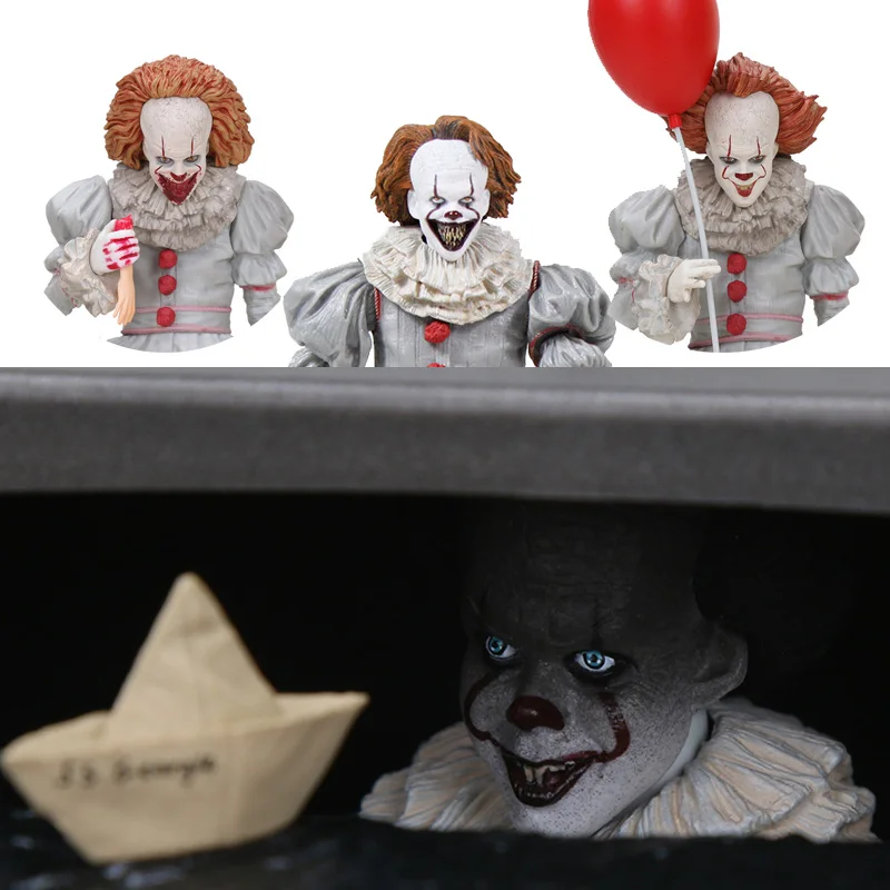 18 см NECA Pennywise 1990 фигурки клоуна некса хищника Стивена Кинга это пеннивайз Джокер