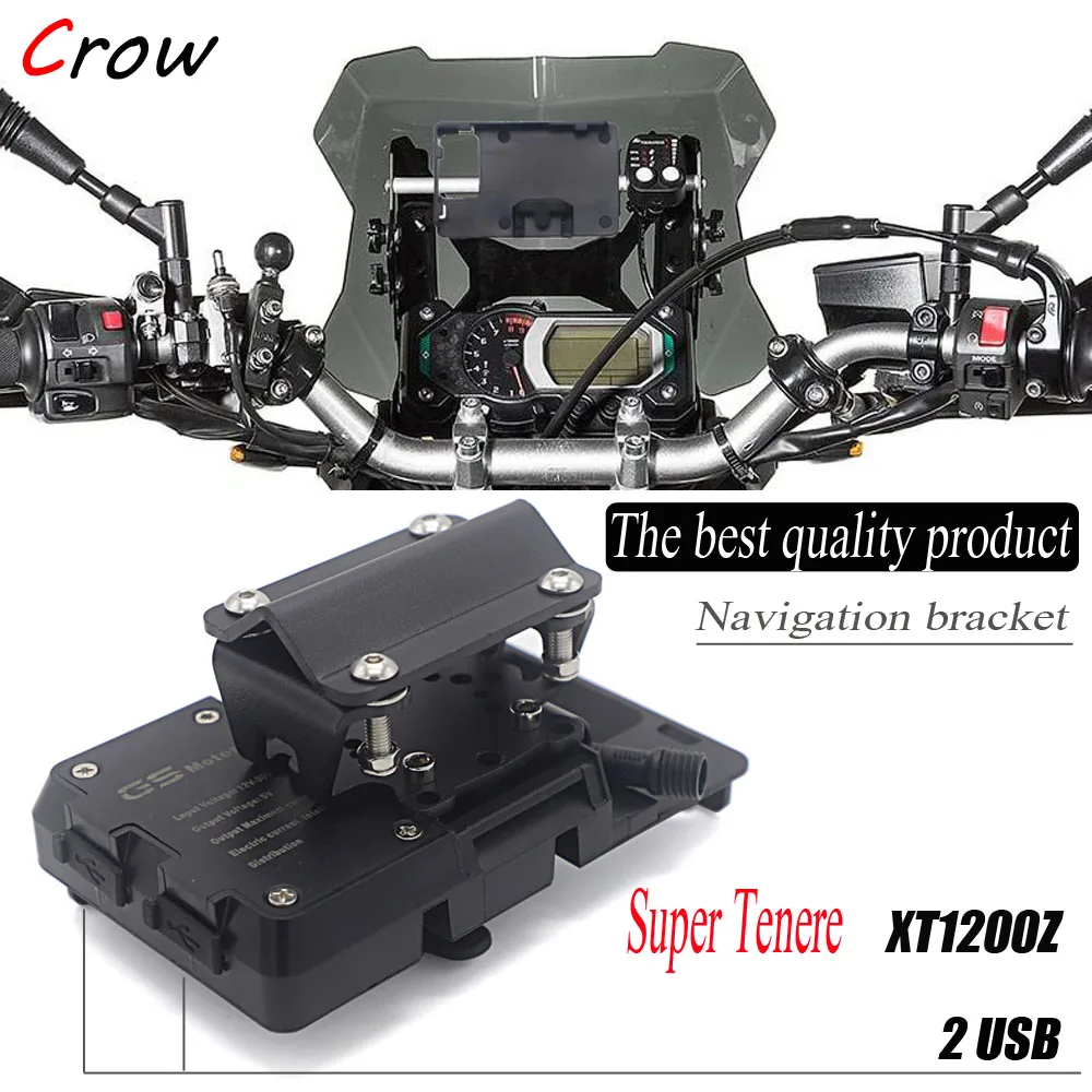 

For YAMAHA XT1200Z XT 1200 Z Super Tenere 2017-2020 bracket holder smartphone mobile phone GPS board bracket