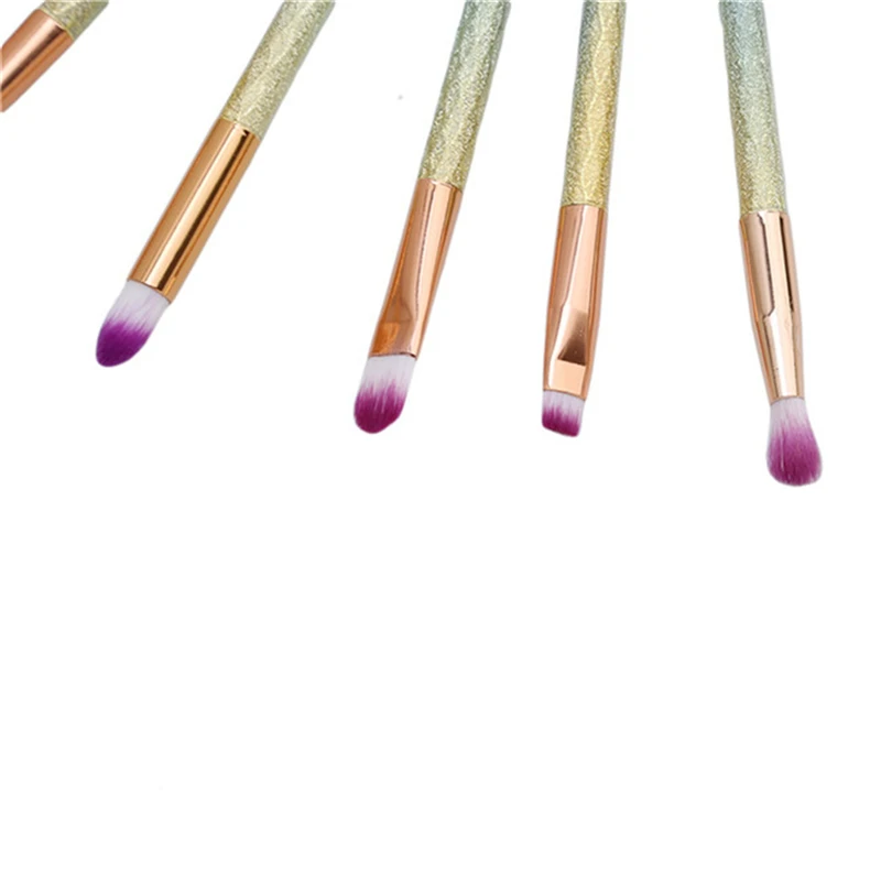 Кисти для макияжа 6 шт градиент тени век Кисть смешивания кисти бровей волокна