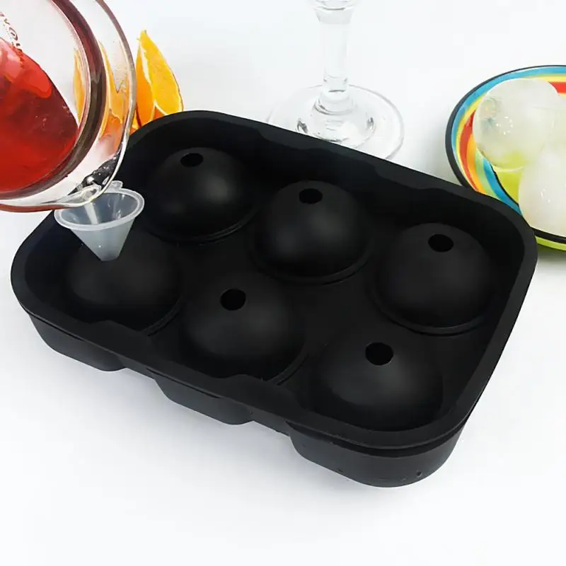 

2x Trays Mold Silicone Sphere Large Square Tray Ball Maker Silicone Mold