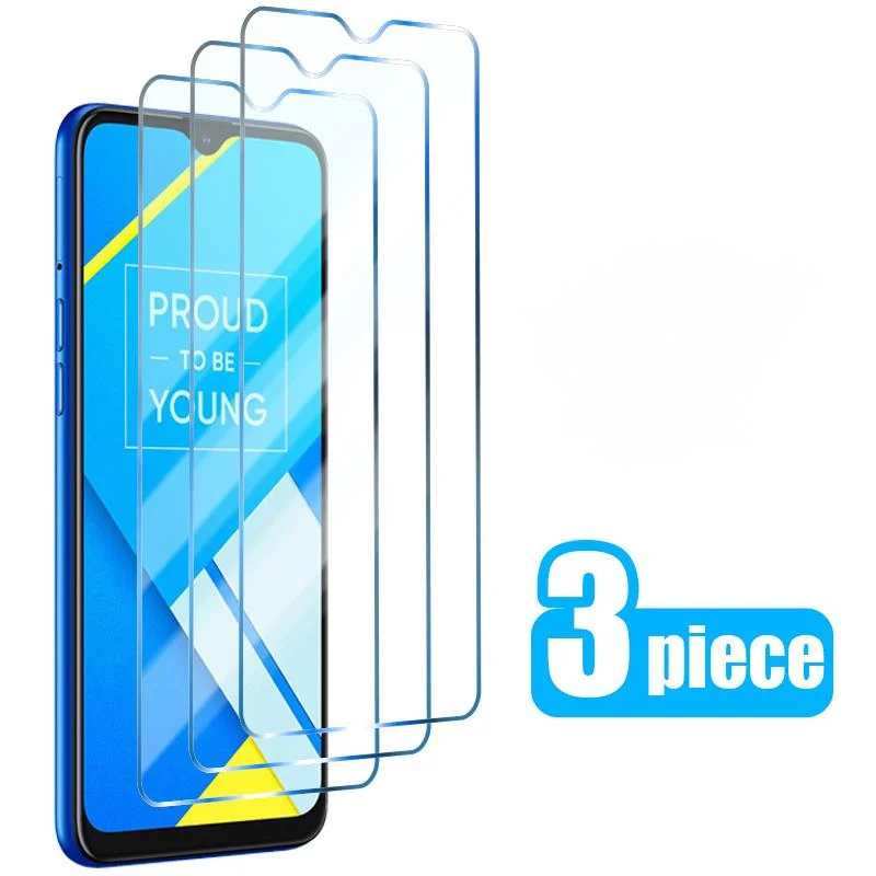 

3 шт. в комплекте стекло для Realme C3 C2 Gt Neo 5G, Защита экрана для Realme C15 C11 8 7 Per C12 C17 C25 C21 C20, стекло для телефона