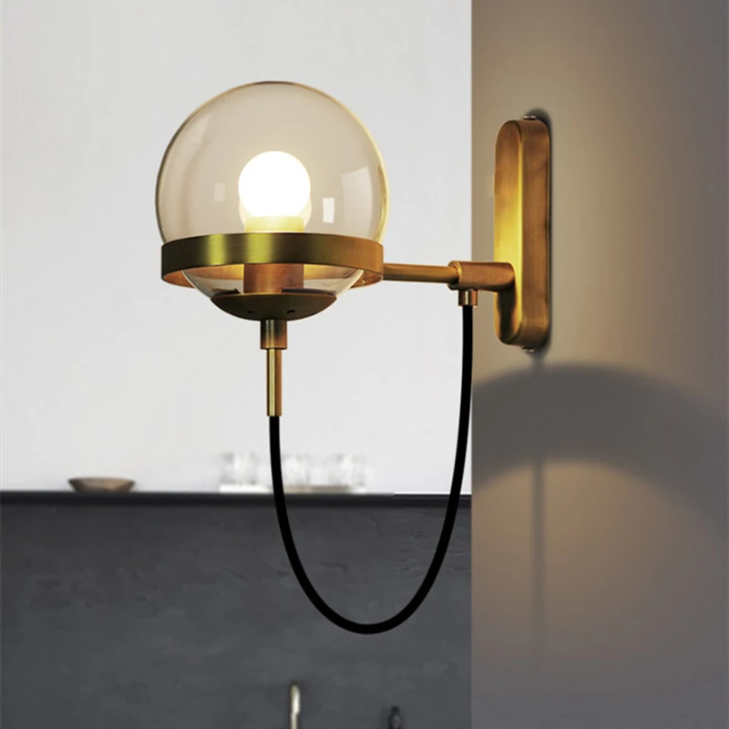 Wandlamp стеклянный современный простой светодиодный настенный светильник