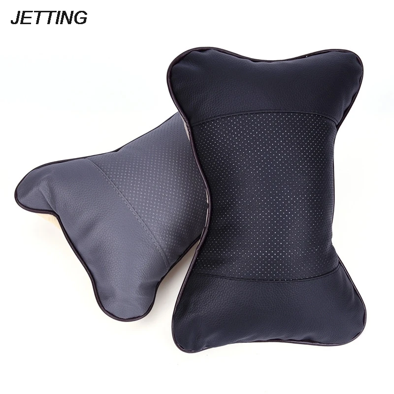 Подголовник для автомобиля из искусственной кожи автомобильные аксессуары 1 шт.