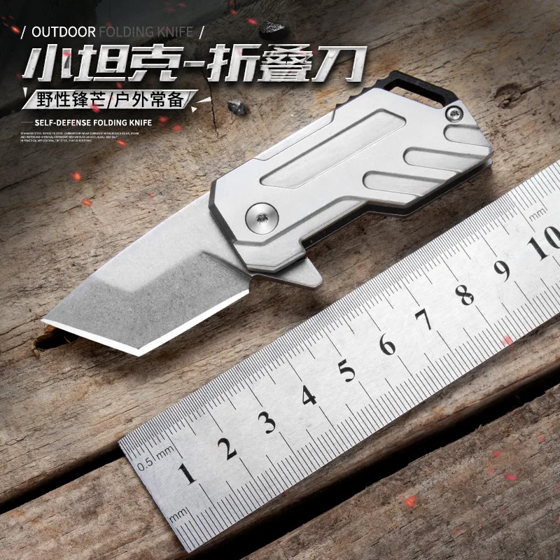 

Outdoor Knife Self-defense Folding Knife Portable Knife Creative Pocket Knife Field Camping Mini Military Knife Fruit Knife