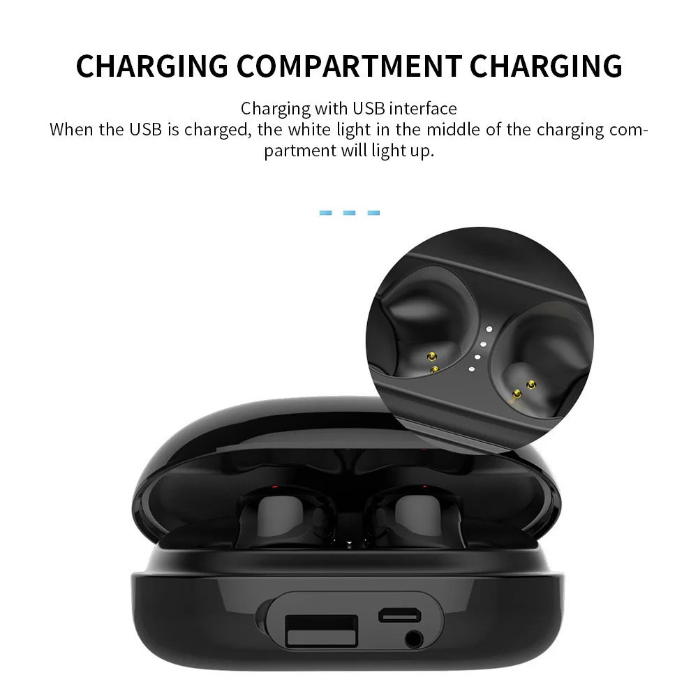 Беспроводные наушники TWS C5 IPX8 с Bluetooth 5 0 водонепроницаемые для плавания сенсорным