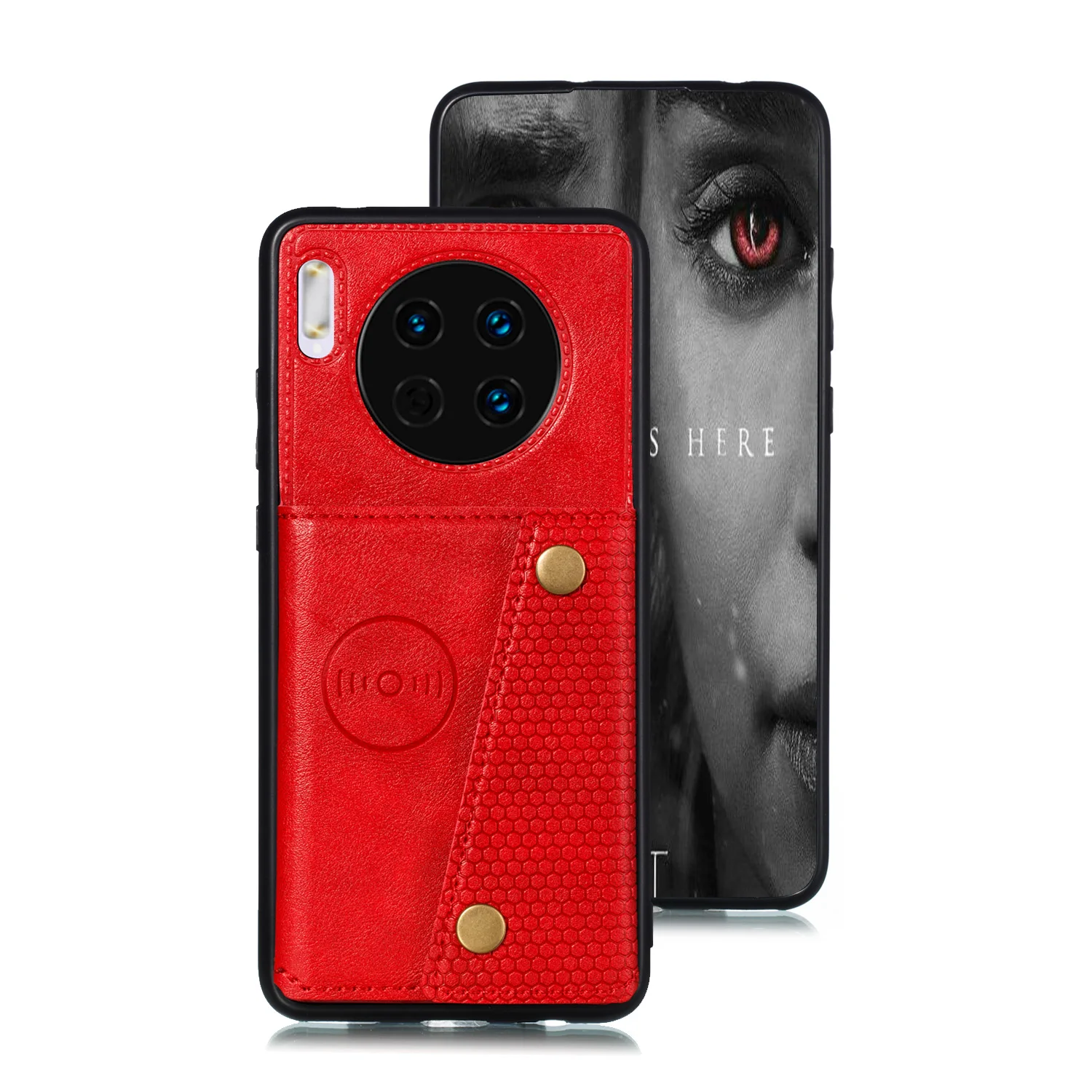 Красный Чехол-подставка для Xiaomi Redmi 8, 8A, Note 7, 8 Pro, кожаный ударопрочный кошелек, чехол для задней двери с отделениями для карт - Цвет: Красный