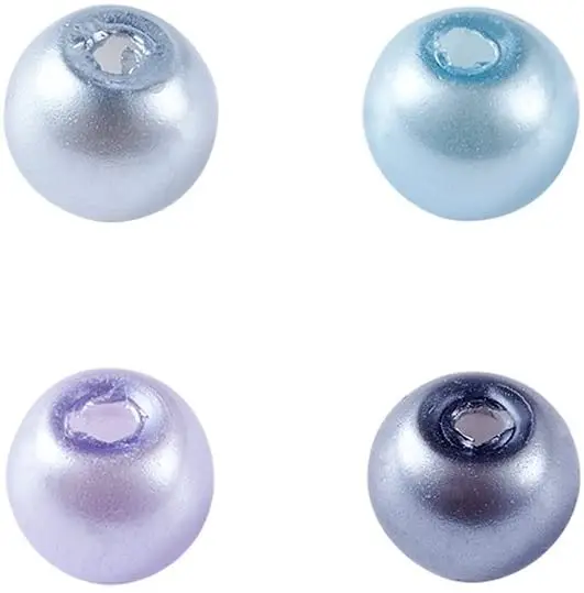 Бесплатная доставка перламутровые Стекло жемчуг 100 шт./пакет смешанные Цвет 8 мм