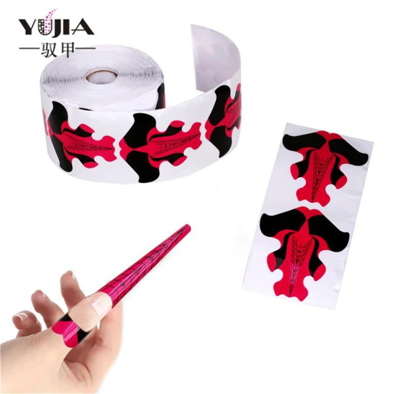 500 шт. Маникюрный Инструмент в форме рыбы для французского акрилового УФ-геля |