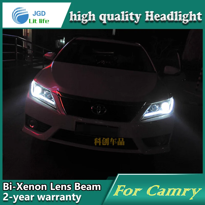 Автомобильный Стайлинг чехол для Toyota Camry 2012 светодиодный LED фасветильник s DRL