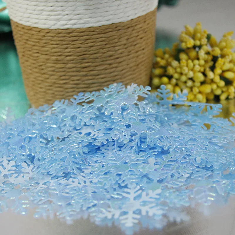 100pcs/bag Snowflake Christmas Decorations for Home Winter Wedding Party Decoration Navidad Happy New Year Supplies | Дом и сад