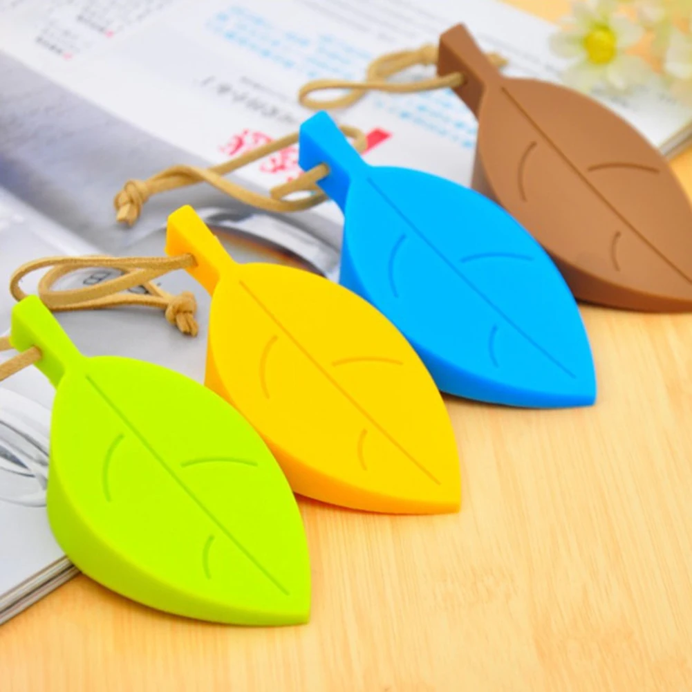 Leaves-Tope de puerta de silicona para ni&ntilde;os, anticarpeta, seguridad manual, tarjeta, colgante-3