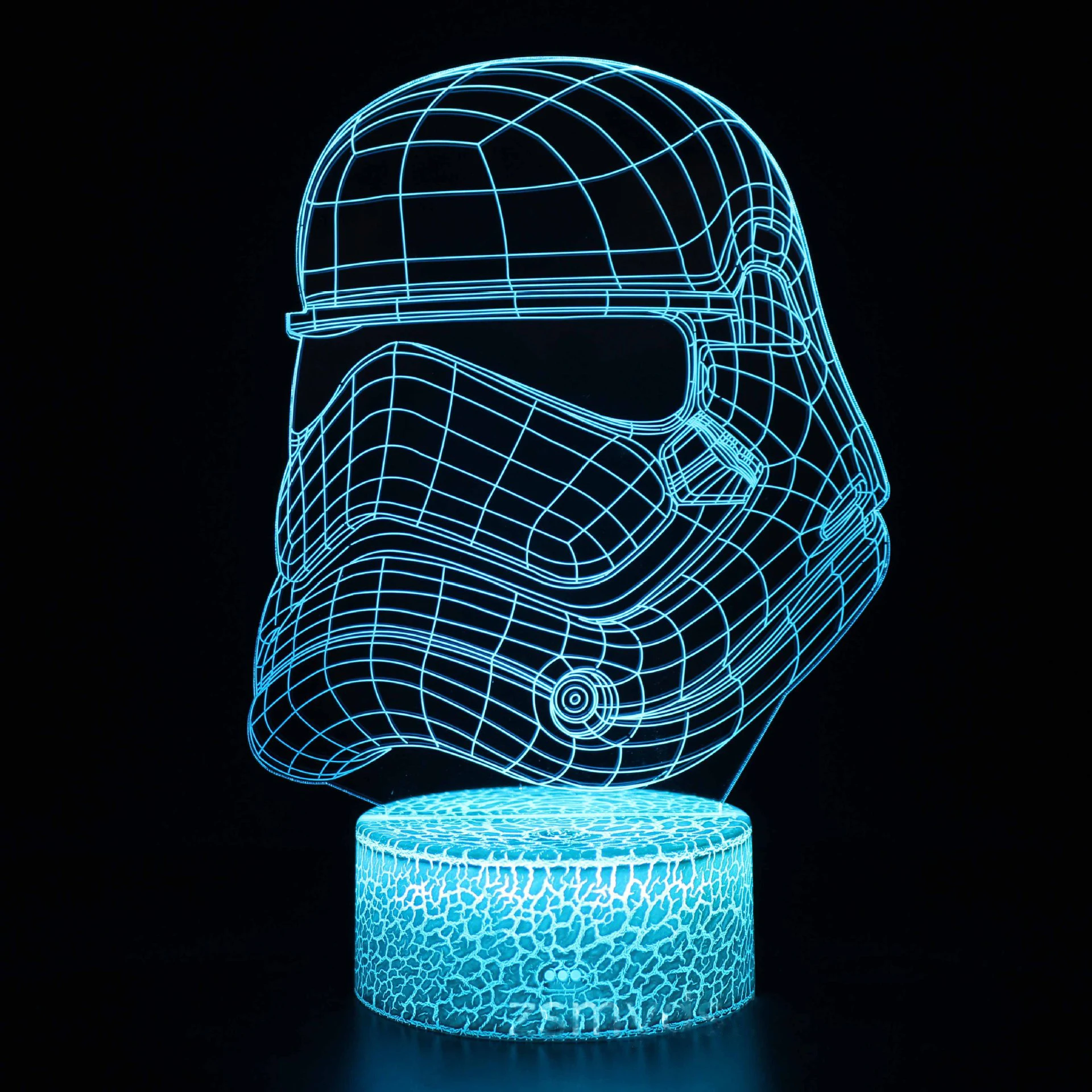 Акриловая 3D иллюзия из Звездных Войн светодиодсветодиодный лампа фигурка Дарта