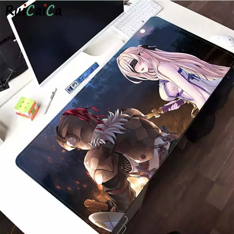 

RuiCaiCa Sword Maiden Goblin Killer Anime Mouse Pad Super Creative INS Tide Large Game Size Game Desktop PC Computer Laptop