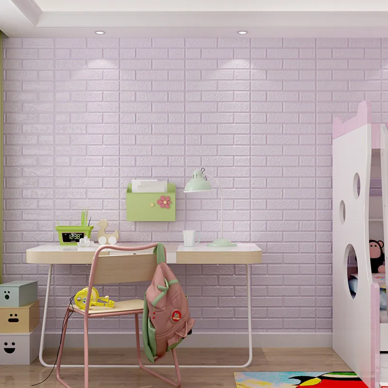 3d пены Текстурированные Настенные Панели самоклеящиеся обои с рисунком кирпича