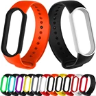 Ремешок силиконовый для Mi band 5, спортивный мягкий сменный Браслет для смарт-часов Xiaomi Mi Band 5