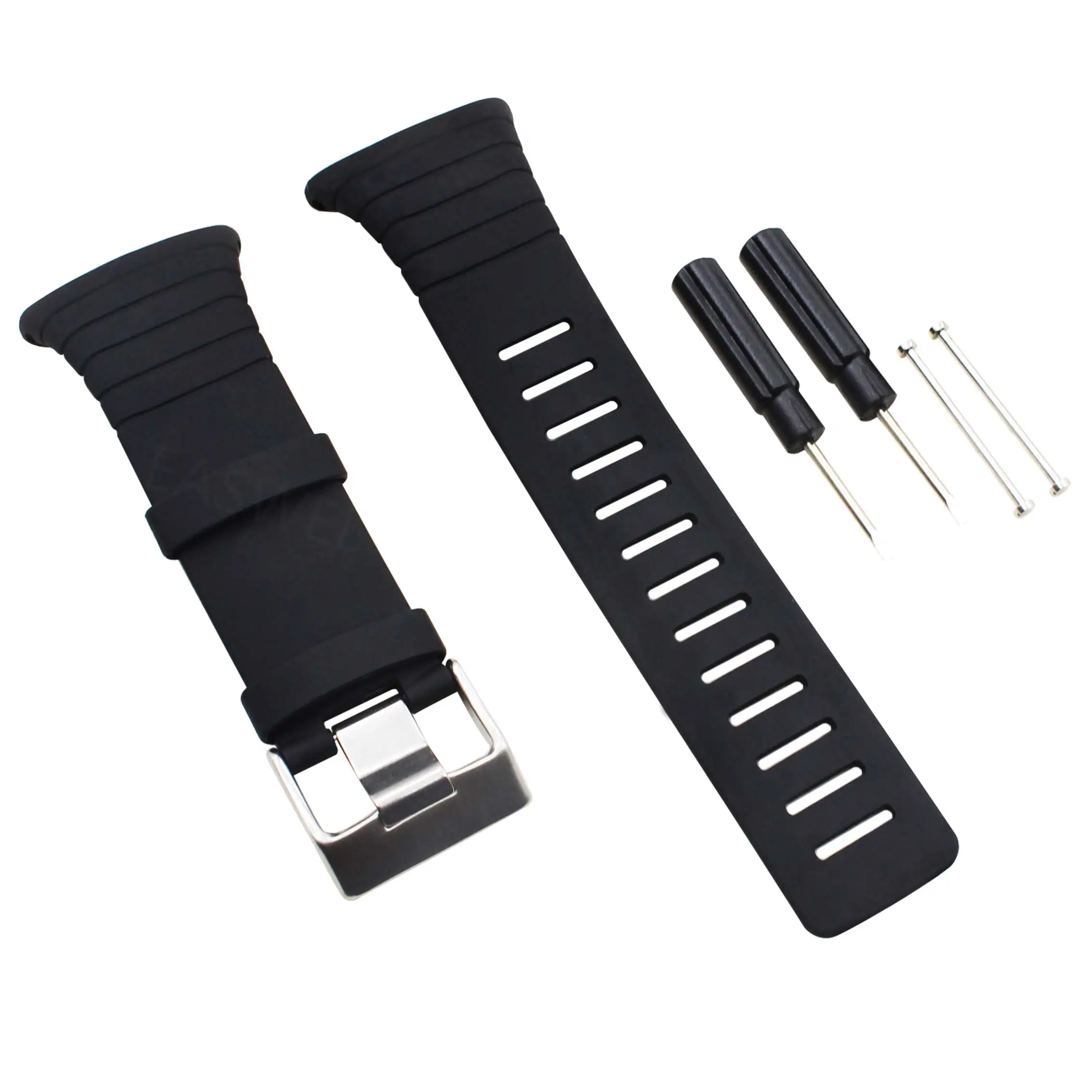 Rubber Watch Band For SUUNTO T1 T1C T3 T3C T3D T4C T4D Smart Black St S4J8 | Электроника