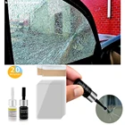 Набор для ремонта автомобильных стекол и царапин, комплект сделай сам для удаления царапин и трещин на стекле