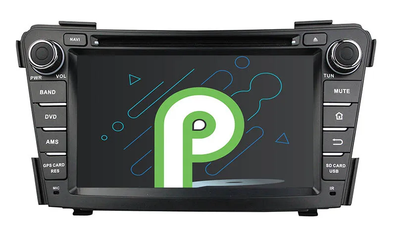 Belsee автомобильный DVD gps Android 9,0 головное устройство Автомобильная Мультимедийная система аудио плеер сенсорный экран HD для hyundai i40 2011 2012 2013