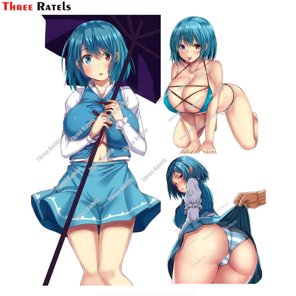 

Three Ratels E1 Sexy Anime Girl Tatara Kogasa Touhou Stickers And Decal For Bedroom Wall&Toilet Mirror Decoration Vinyl Material
