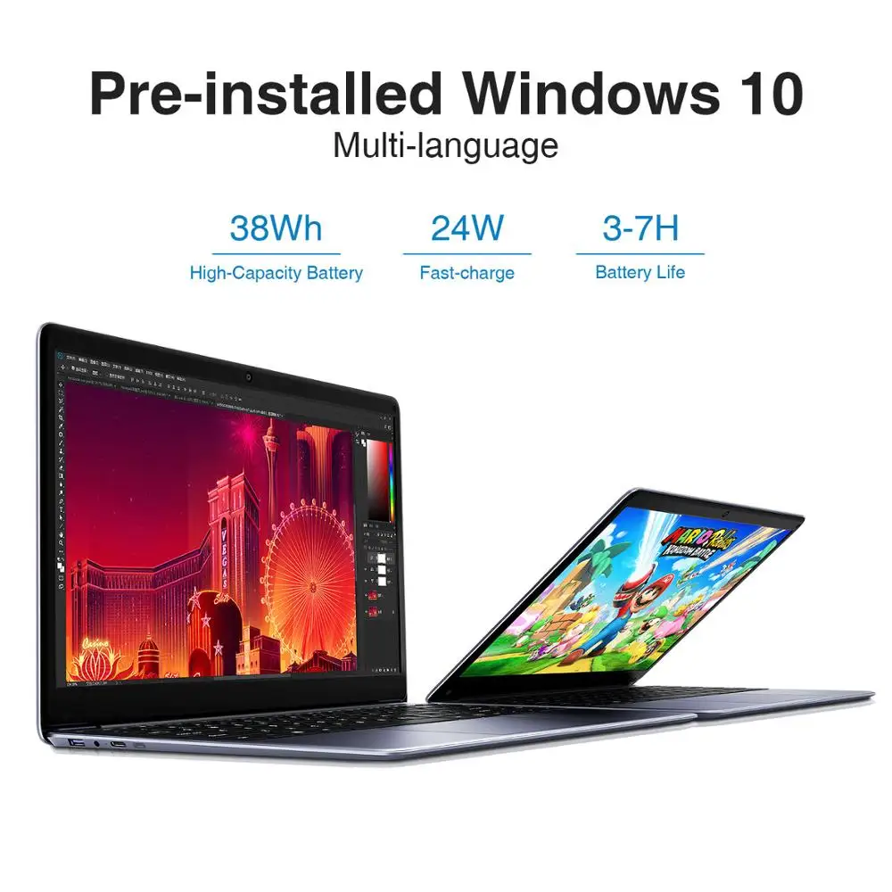 Ноутбук CHUWI HeroBook Pro Intel N4000 Windows 10 14 1 дюйма 8 + 256 ГБ Bluetooth 4 0|Ноутбуки| |