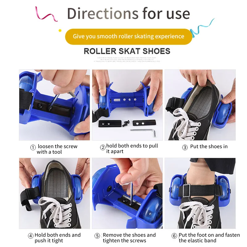 

Pulley Flash Wheel Heel Roller Skates Flashing Roller Skating Shoes Small Whirlwind Sports Rollerskate Shoes For Kids And Adult