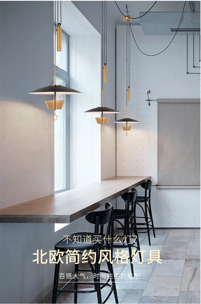 Comprare Moderna Sollevabile Di Arte Lampade A Sospensione Soggiorno Sala Da Pranzo Lampada A Sospensione Tavolo Da Bar Hotel Comodino Camera Da Letto Studio Lampada A Sospensione Nero