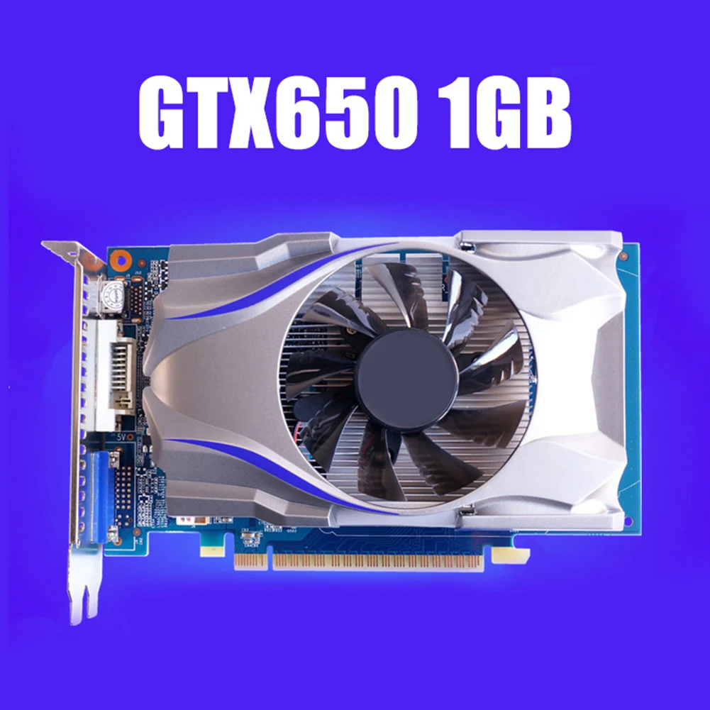 Используется GTX650 видеокарта 1gb 128bit HDMI DVI VGA Графический адаптер оригинальная