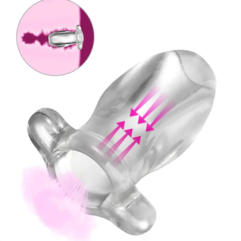 Полый Анальная пробка Анус расширитель секс игрушки для женщин увеличение попа