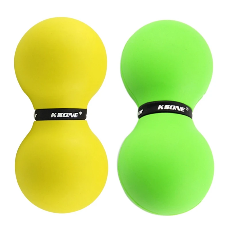 

KSONE 2Pcs Muscle Relief Massage Ball Peanut Shape Massage Ball For Muscle Pain Physical Therapy,1 & 2