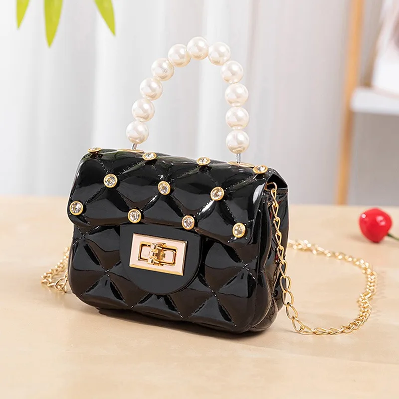 

Миниатюрная женская сумка с резьбой венге, модные сумки на плечо с цепочкой для женщин, маленькие сумочки из жемчуга 2021, сумка-тоут