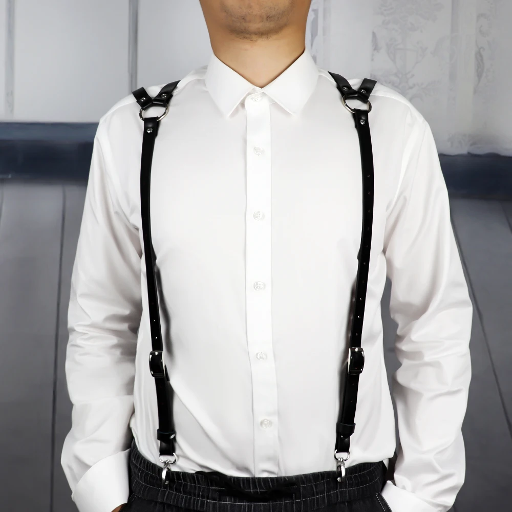 UYEE из натуральной и искусственной кожи мужские ремни сексуальный бондаж рейв