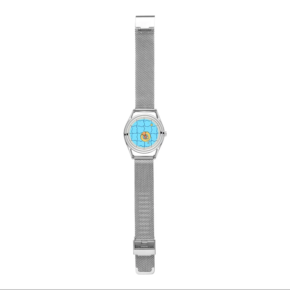 

Summer Swimming Pool Second Dial Leather Student Watch