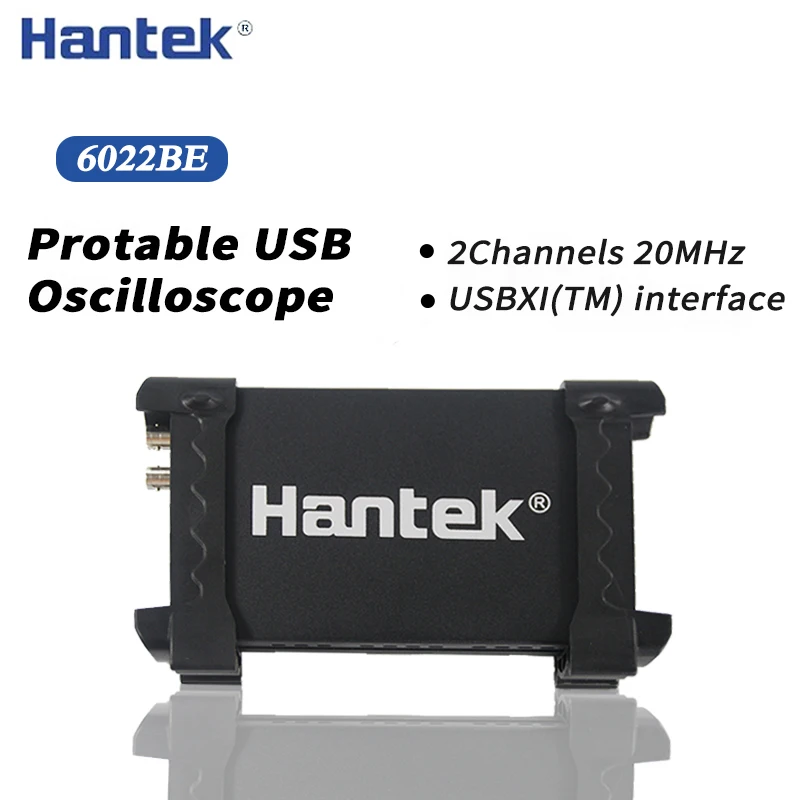 Новый цифровой осциллограф HANTEK 6022BE PC USB 2CH 20M Hz 48M Sa/s 1M|hantek 6022be pc usb|hantek 6022bedigital oscilloscope