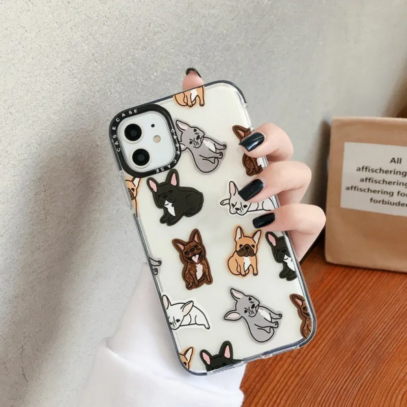 

Cartoon Cute Dog Phone Cases Transparent Soft Case Or iPhone 11 11Pro Max For iPhone 8 7 Plus X XS Max XR Cover Funda