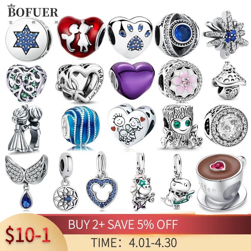 

Hot 100% Silver Sterling 925 Girl Love Heart Charm Beads Fit Original Pandora Bracelets Chain DIY Making Pendant Charm Jewelry